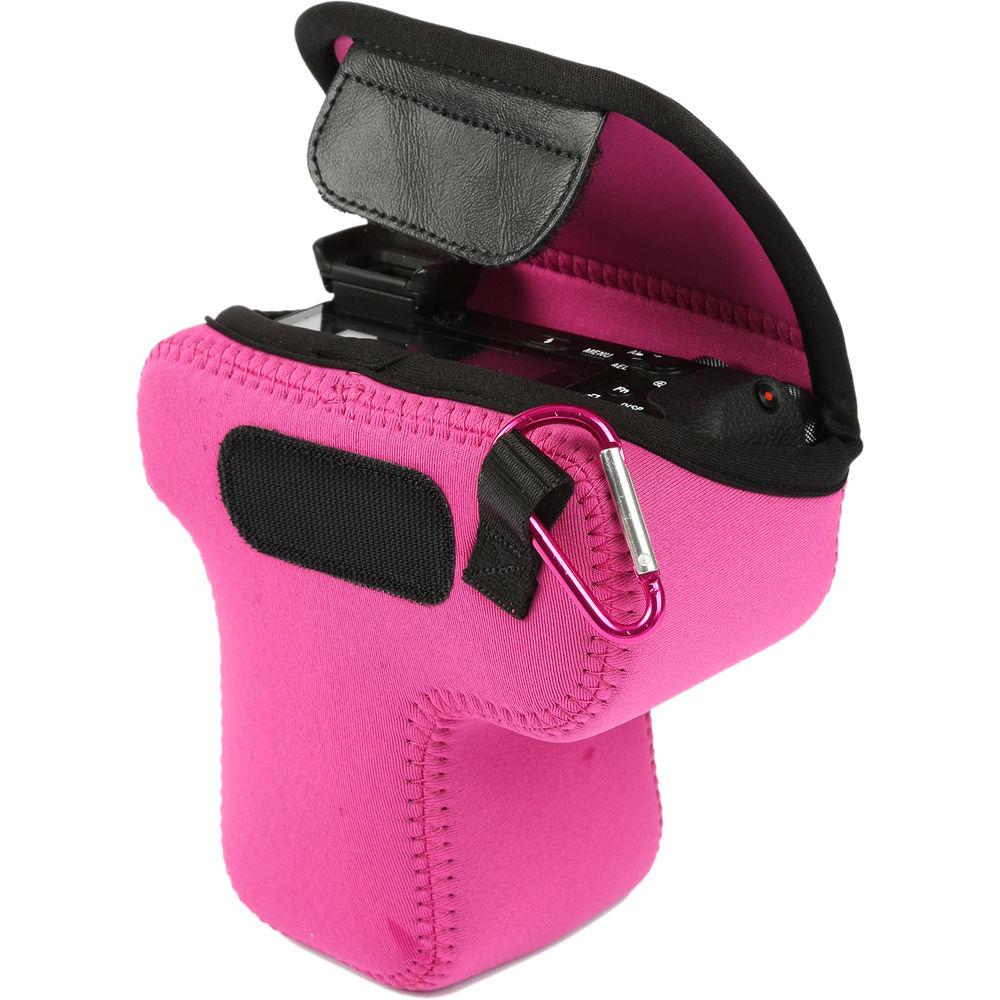 MegaGear MG1012 Ultra Light Neoprene Case with Carabiner for Sony a6500 with 16-70mm