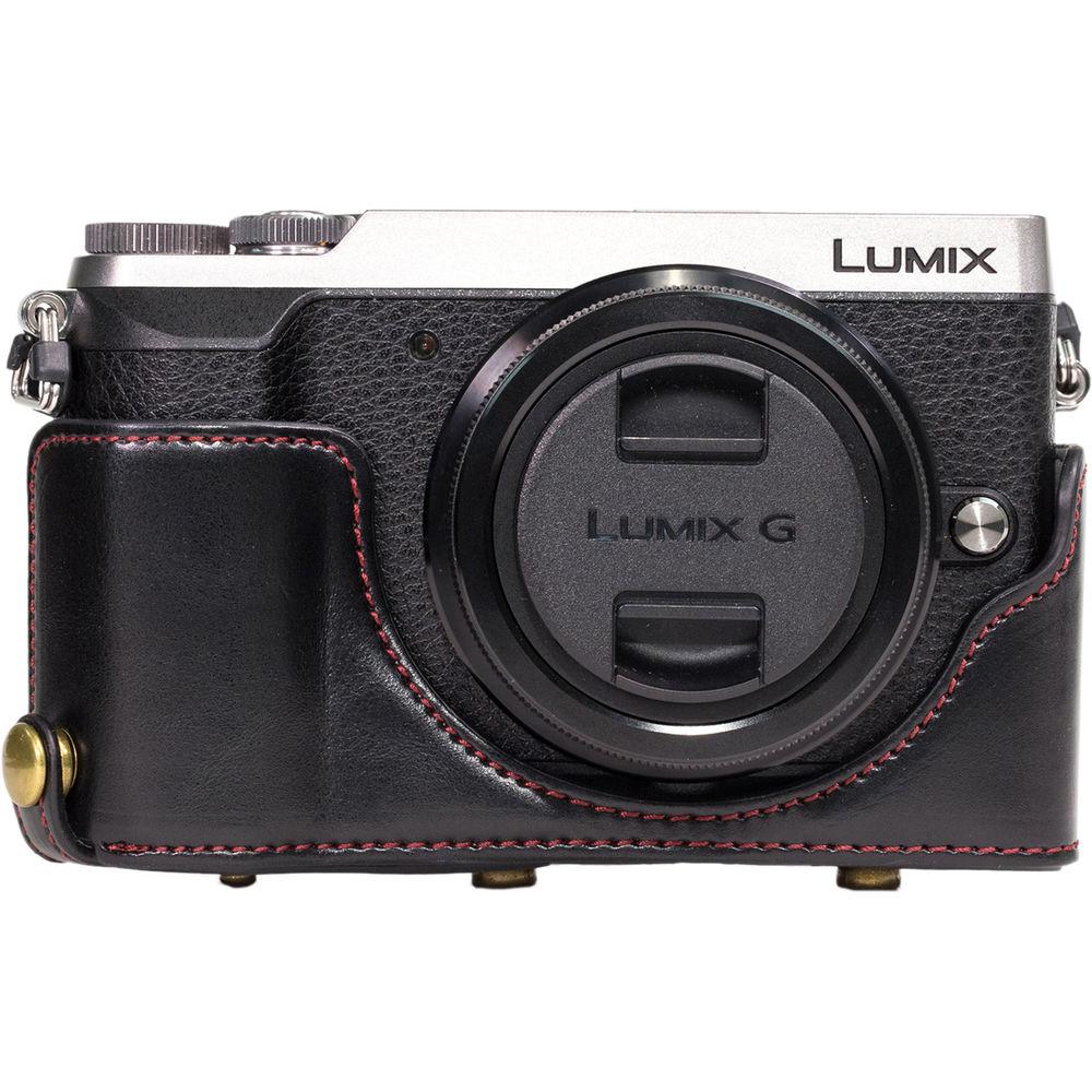 MegaGear MG996 Ever Ready Leather Case with Bottom Opening for LUMIX GX85
