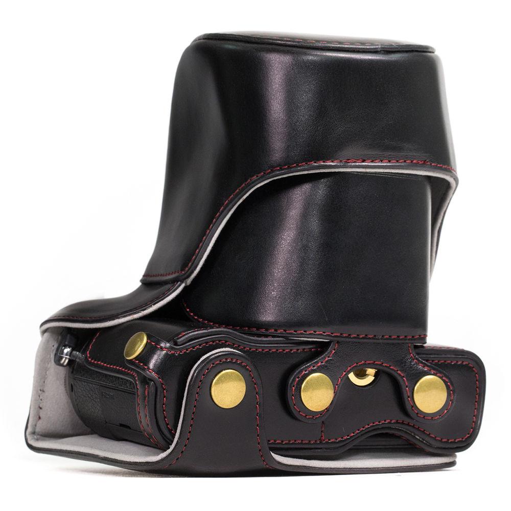 MegaGear MG996 Ever Ready Leather Case with Bottom Opening for LUMIX GX85