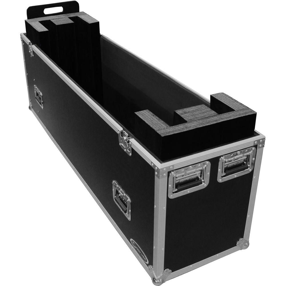 Odyssey Innovative Designs Flight Zone Wheeled Case for Two 60-65" Flat Screen Monitors