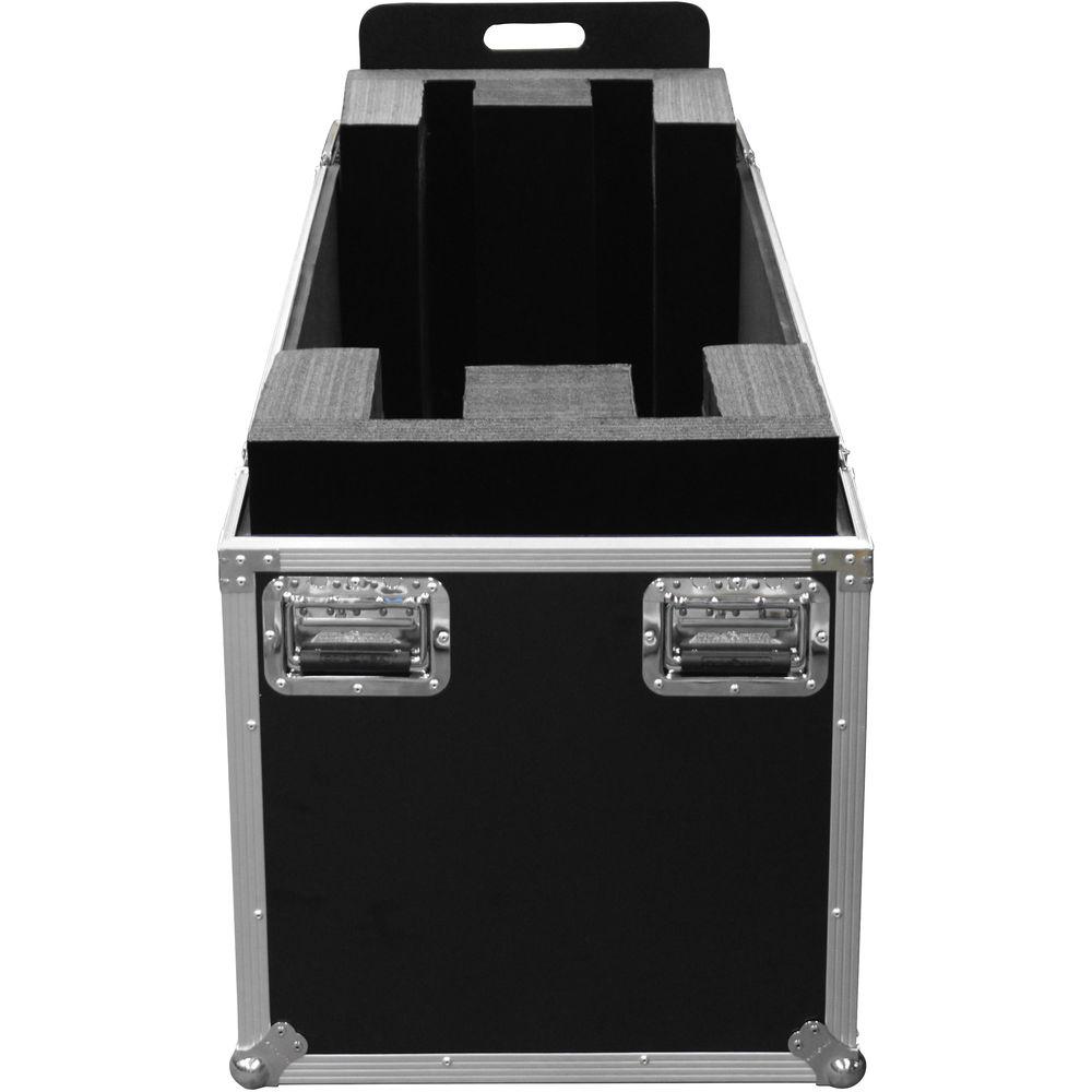 Odyssey Innovative Designs Flight Zone Wheeled Case for Two 60-65" Flat Screen Monitors