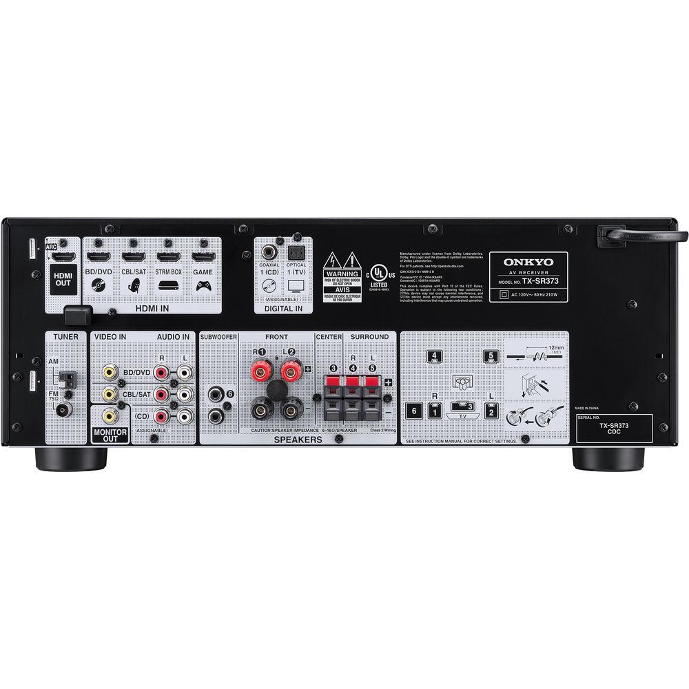 Onkyo TX-SR373 5.2-Channel A V Receiver
