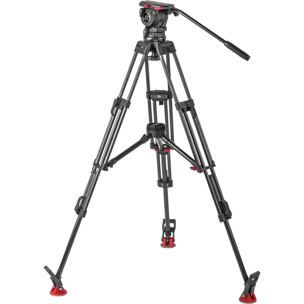 Sachtler FSB 10 ENG 2 MCF Carbon Fiber Tripod System with Sideload Plate