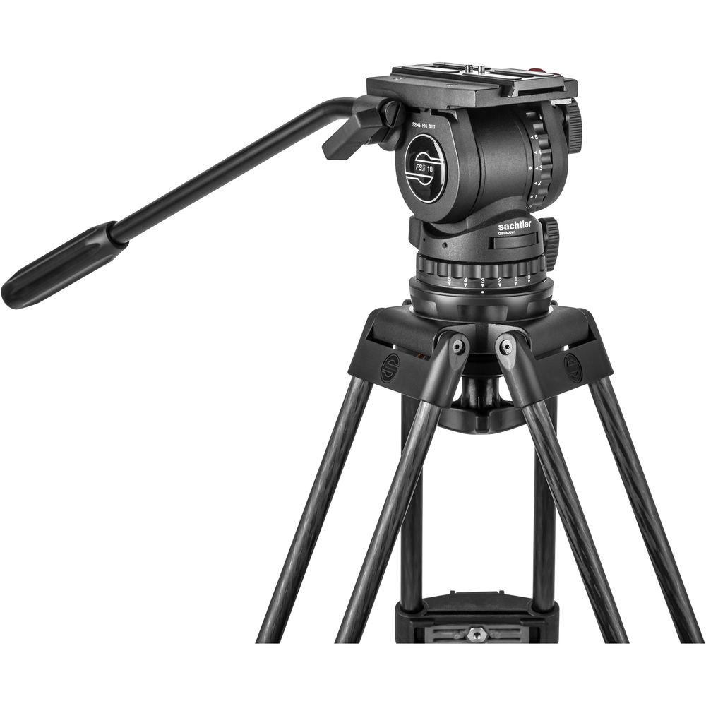 Sachtler FSB 10 ENG 2 MCF Carbon Fiber Tripod System with Sideload Plate
