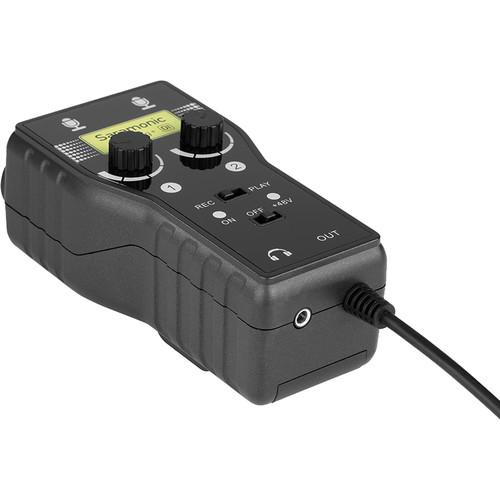 Saramonic SmartRig Di, Two-Channel Mic and Guitar Interface with Lightning Connector for iOS Devices
