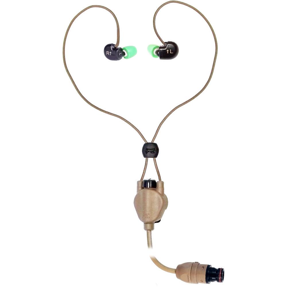 Silynx Communications Clarus Kit, In-Ear Headset, In-Ear Mic, Motorola HT1250 Cable Adapter