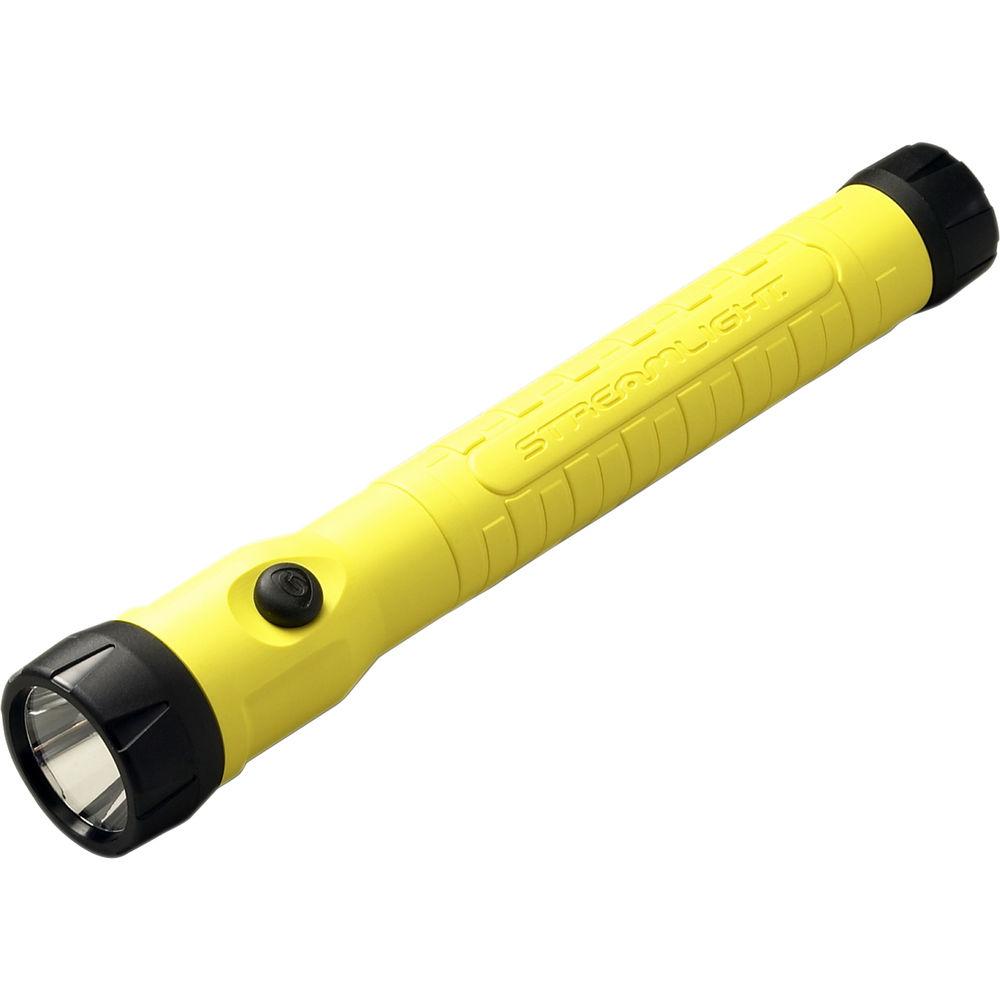 Streamlight PolyStinger Haz-Lo Rechargeable LED Flashlight with Two 120 100 VAC 12 VDC Smart Chargers