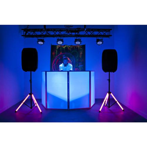 American DJ Color Stand LED Speaker Stand with Color LEDs and IR Control