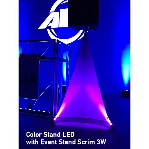 American DJ Color Stand LED Speaker Stand with Color LEDs and IR Control