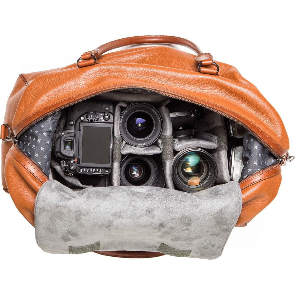 Barber Shop Cesar Cut Leather Traveler Camera Bag