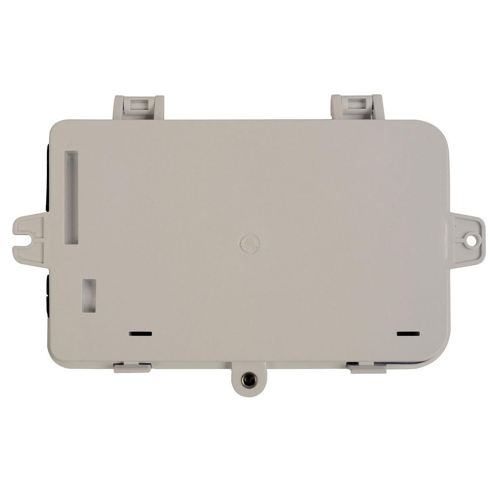 Camplex Plastic Wall Mount Terminal Box with Swing Out Splice Tray for 6 Simplex Fiber Adapters