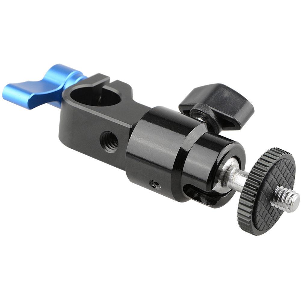 CAMVATE 15mm Rod Clamp with 1 4"-20 Screw Mini Ball Head Mount
