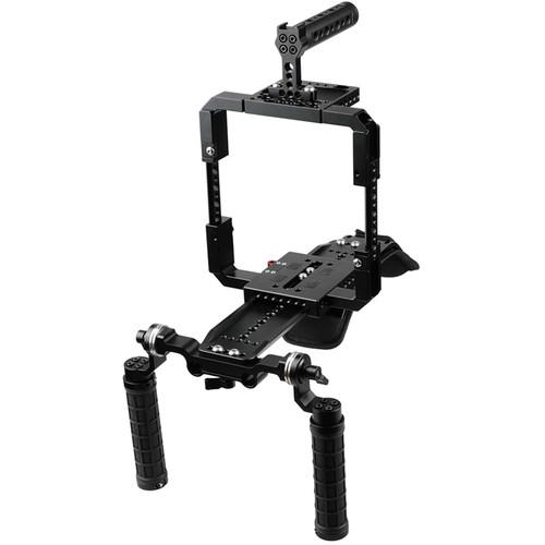 CAMVATE Pro Shoulder Rig Full Frame Cage Kit for RED DSMC2 Cameras