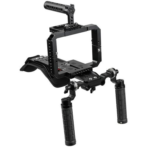 CAMVATE Pro Shoulder Rig Full Frame Cage Kit for RED DSMC2 Cameras
