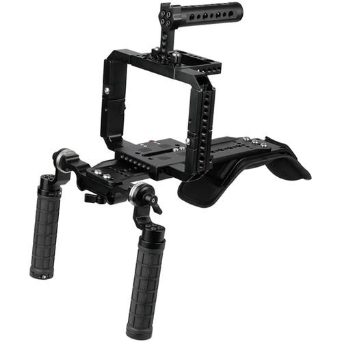 CAMVATE Pro Shoulder Rig Full Frame Cage Kit for RED DSMC2 Cameras