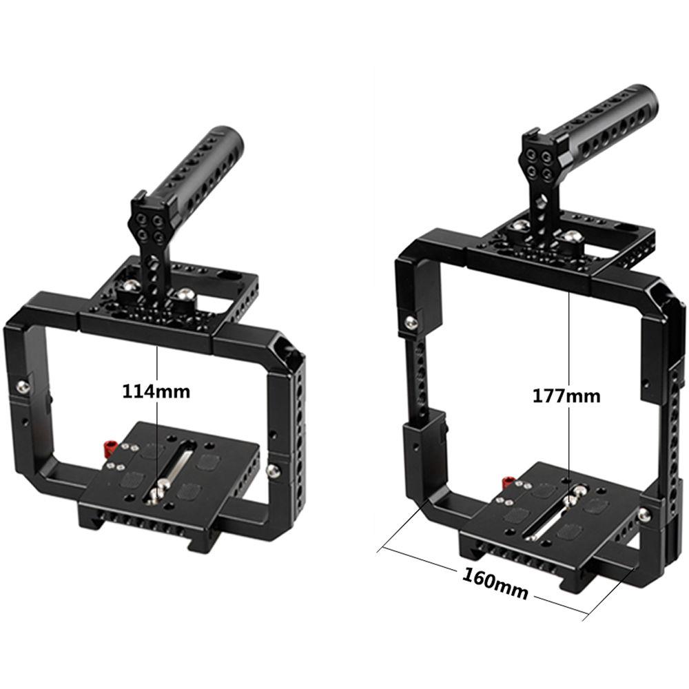 CAMVATE Pro Shoulder Rig Full Frame Cage Kit for RED DSMC2 Cameras