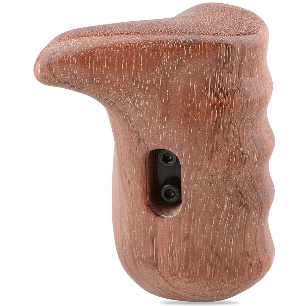 CAMVATE Right Hand Wood Handle Grip with ARRI Rosette Mount for Select DV and DSLR Camera Cages