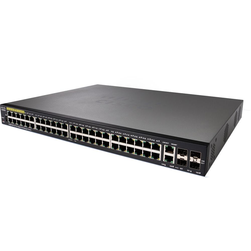 Cisco SG350-52P 350 Series 52-Port PoE Managed Gigabit Ethernet Switch