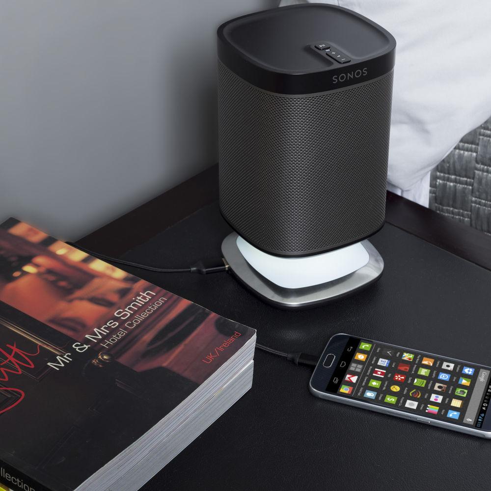 FLEXSON Illuminated Charging Stand for Sonos One, PLAY:1