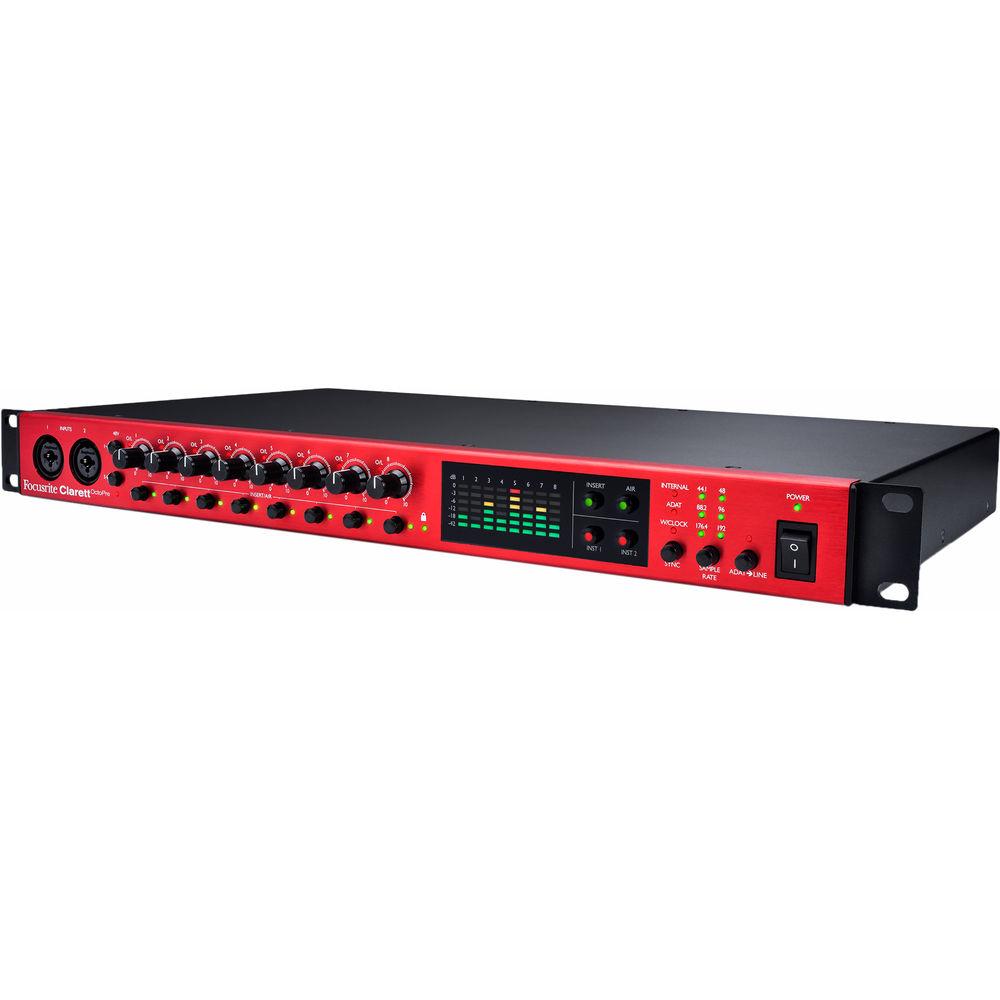 Focusrite OctoPre Eight-Channel Preamp with 24-Bit 192 kHz Conversion and ADAT I O, Focusrite, OctoPre, Eight-Channel, Preamp, with, 24-Bit, 192, kHz, Conversion, ADAT, I, O