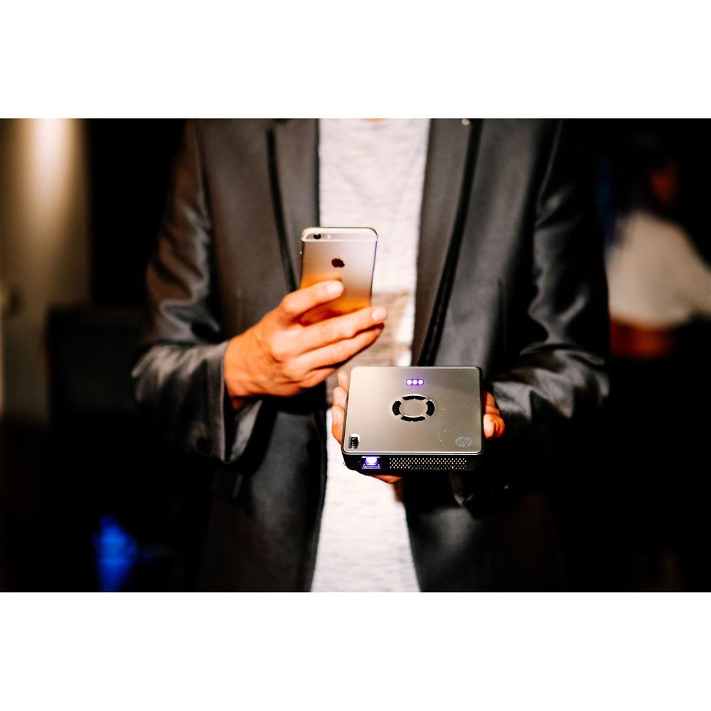 HP MP120 120-Lumen WVGA DLP Pico Projector with Wi-Fi