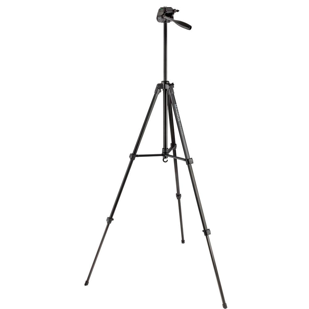 Magnus PV-3320G Photo Video Tripod with Geared Center Column