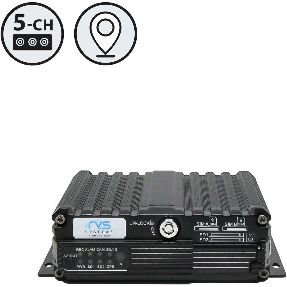 Rear View Safety MobileMule 5500 4-Channel Mobile DVR with GPS