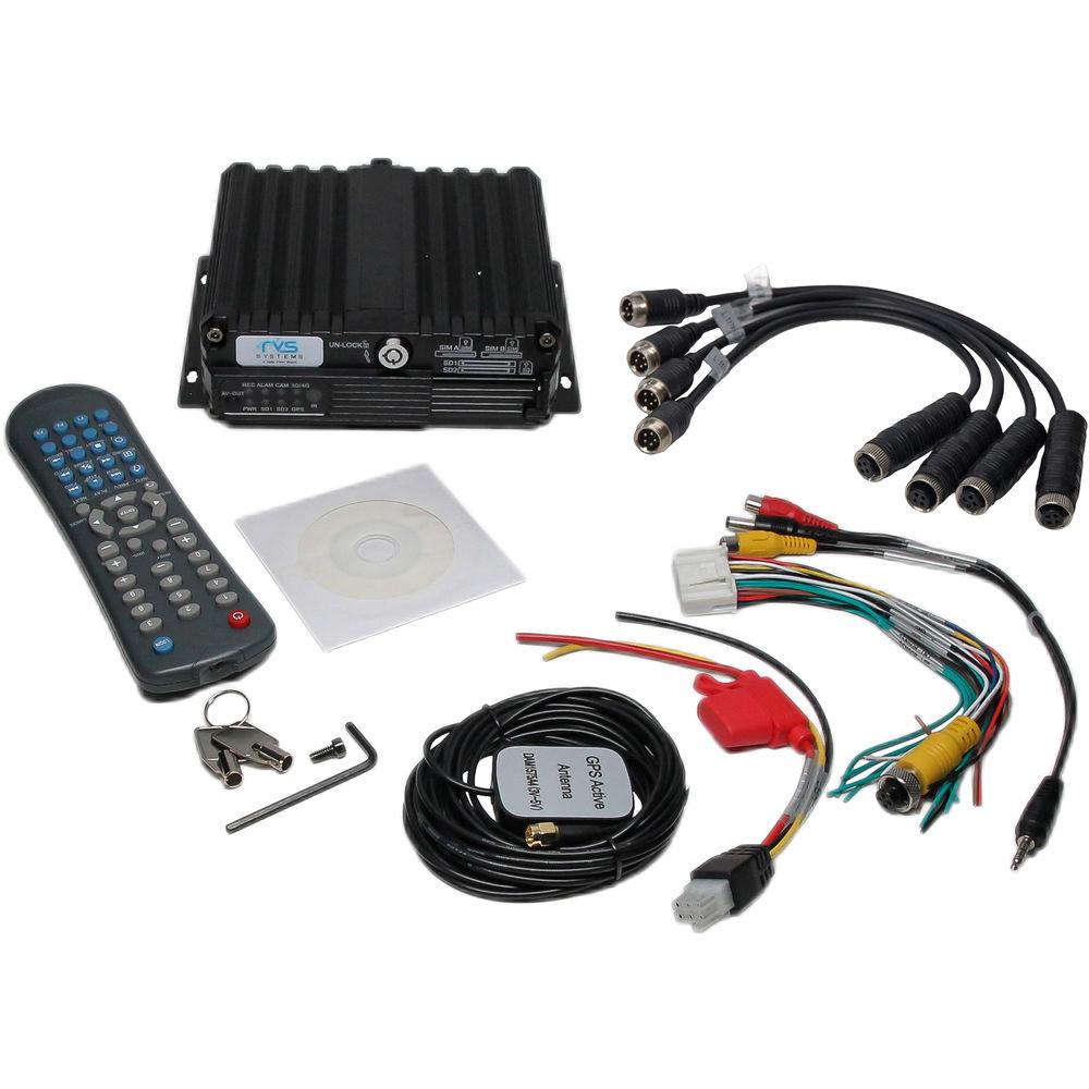 Rear View Safety MobileMule 5500 4-Channel Mobile DVR with GPS