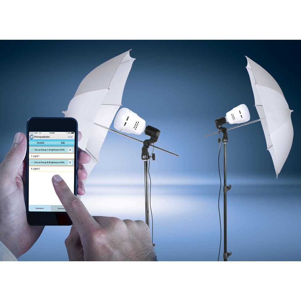 Smith-Victor SmartLED900 Bluetooth Bulb 2-Light Kit