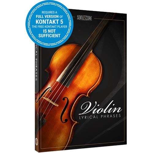 SONUSCORE Lyrical Violin Phrases Virtual Instrument Library