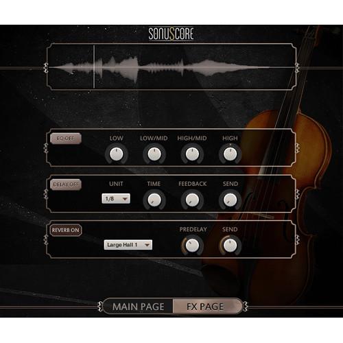 SONUSCORE Lyrical Violin Phrases Virtual Instrument Library