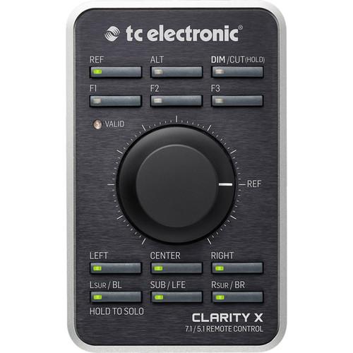 TC Electronic Clarity X Package - Monitor Controller with Rackmount Engine, Remote Controller, and Test Microphone