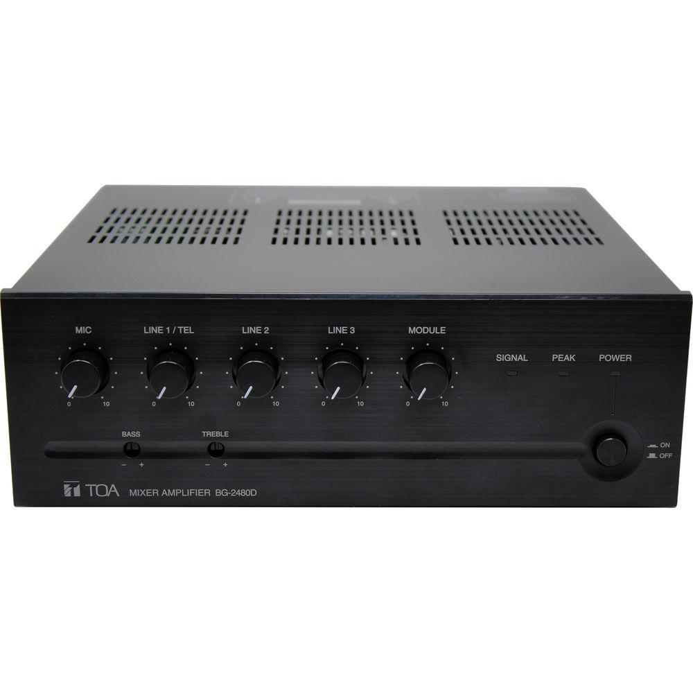 Toa Electronics BG-2480D 480W Mixer Amplifier