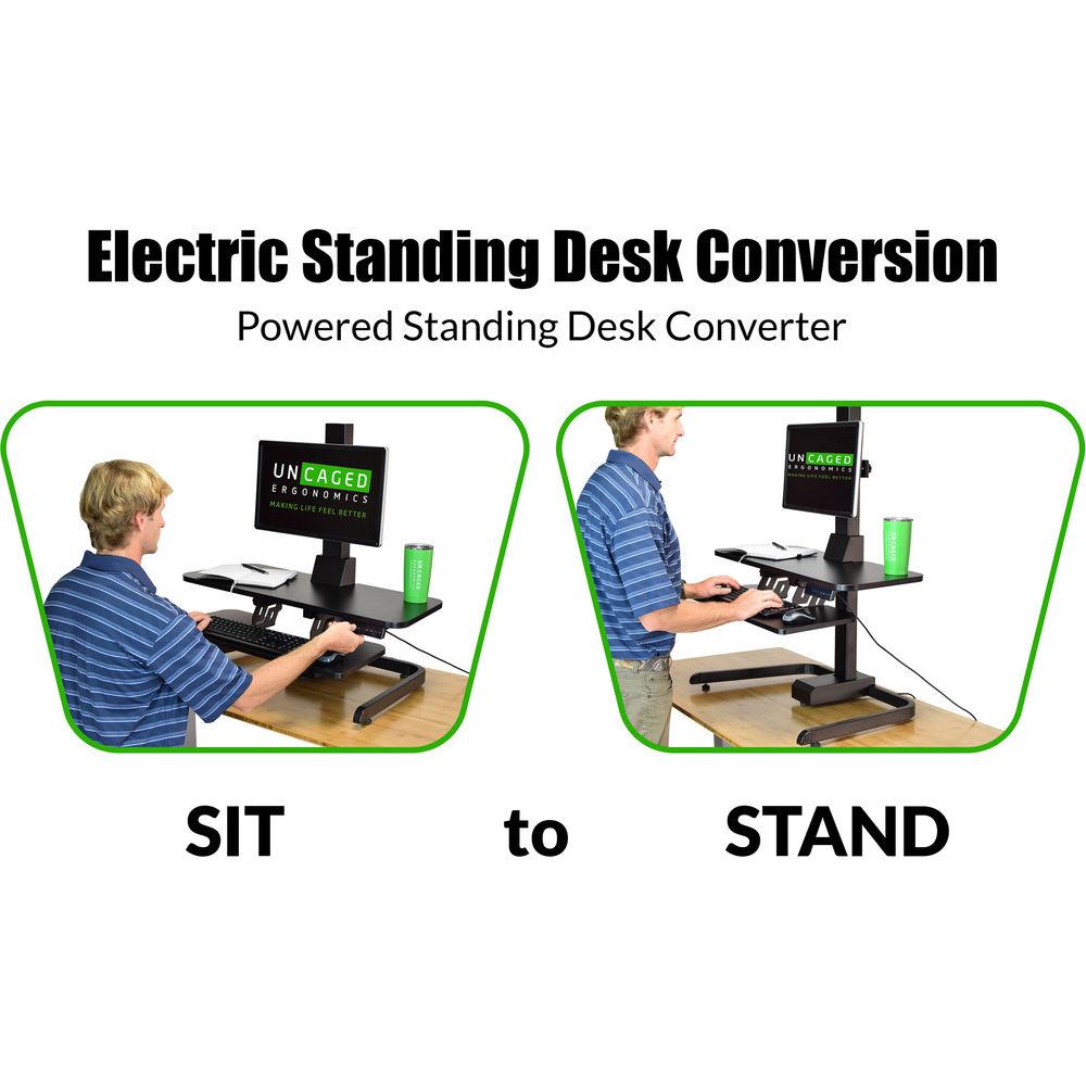 Uncaged Ergonomics Electric Standing Desk Conversion