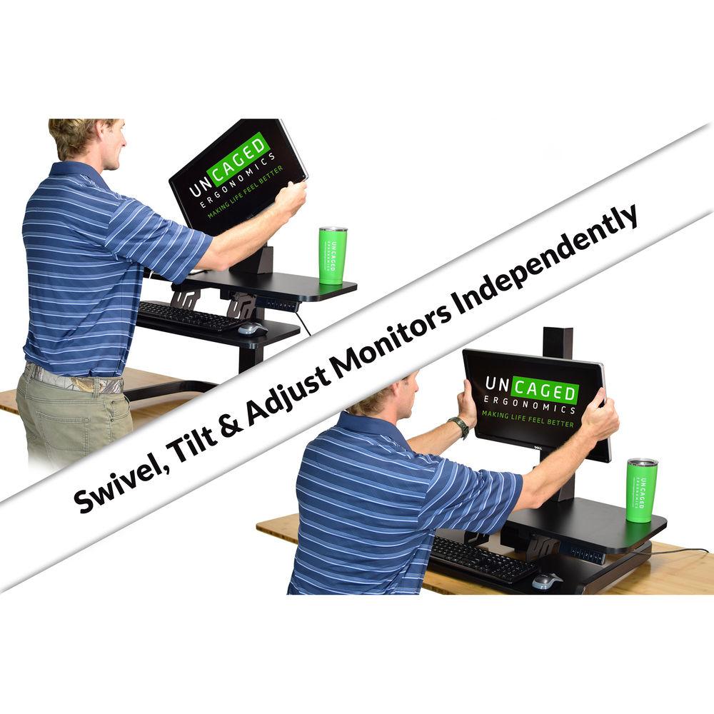 Uncaged Ergonomics Electric Standing Desk Conversion