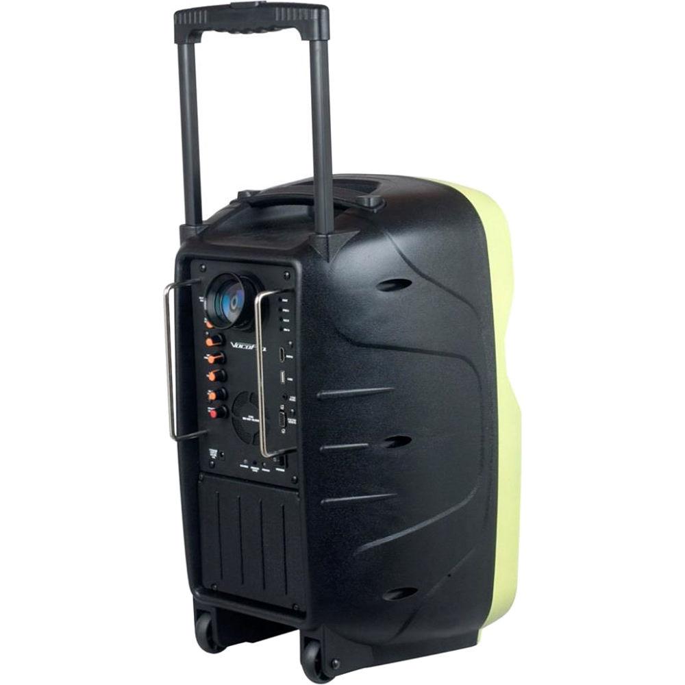 VocoPro K-Cast Portable Battery-Powered PA and Projector with Screen