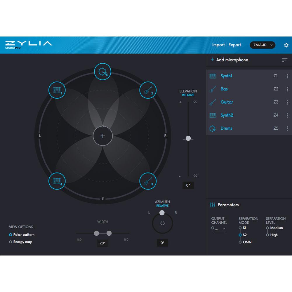 Zylia Studio Pro Software