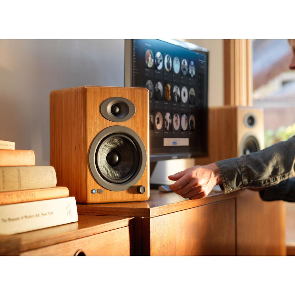 Audioengine A5 Wireless 2-Way Active Bluetooth Bookshelf Speakers