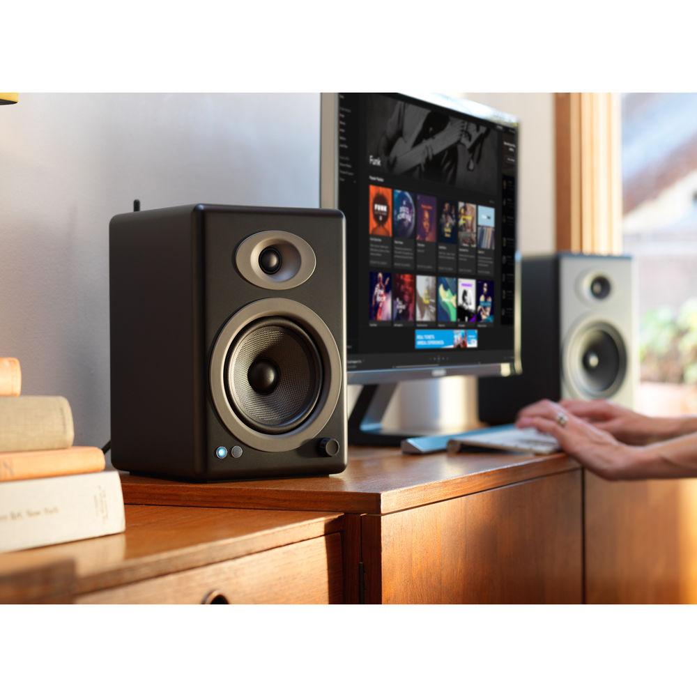 Audioengine A5 Wireless 2-Way Active Bluetooth Bookshelf Speakers
