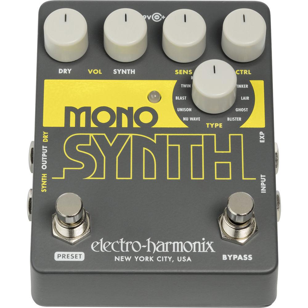 Electro-Harmonix Mono Synth Guitar Synthesizer Pedal