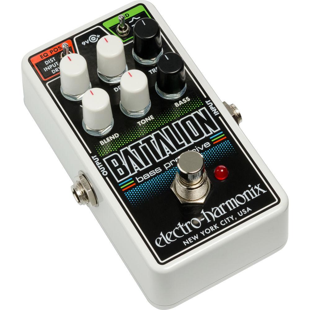 Electro-Harmonix Nano Battalion Bass Preamp and Overdrive Pedal
