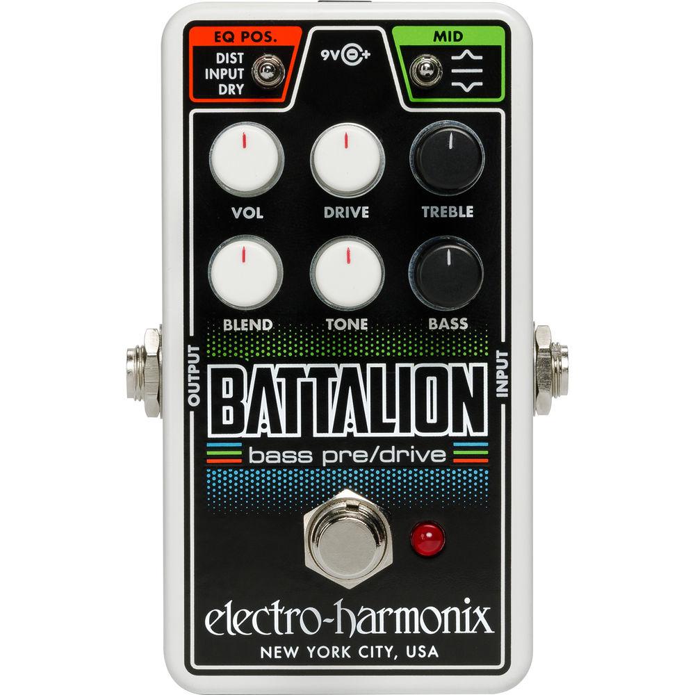 Electro-Harmonix Nano Battalion Bass Preamp and Overdrive Pedal