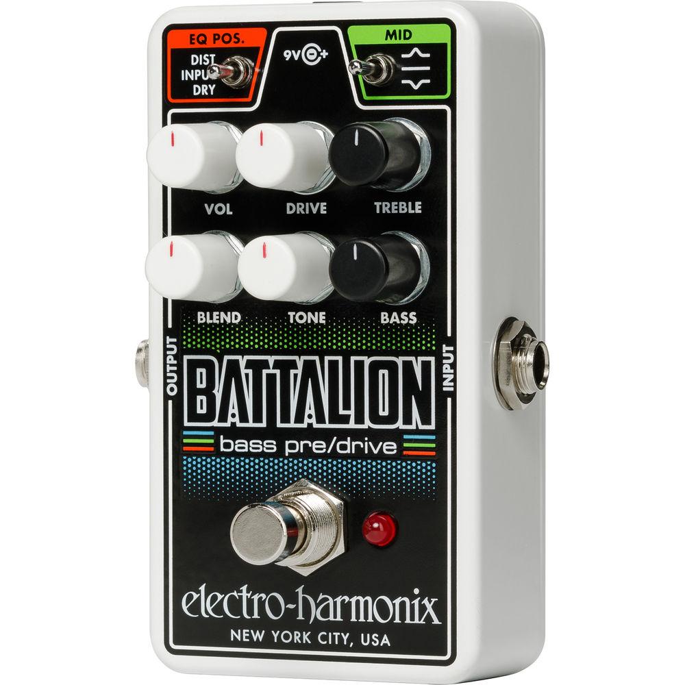 Electro-Harmonix Nano Battalion Bass Preamp and Overdrive Pedal