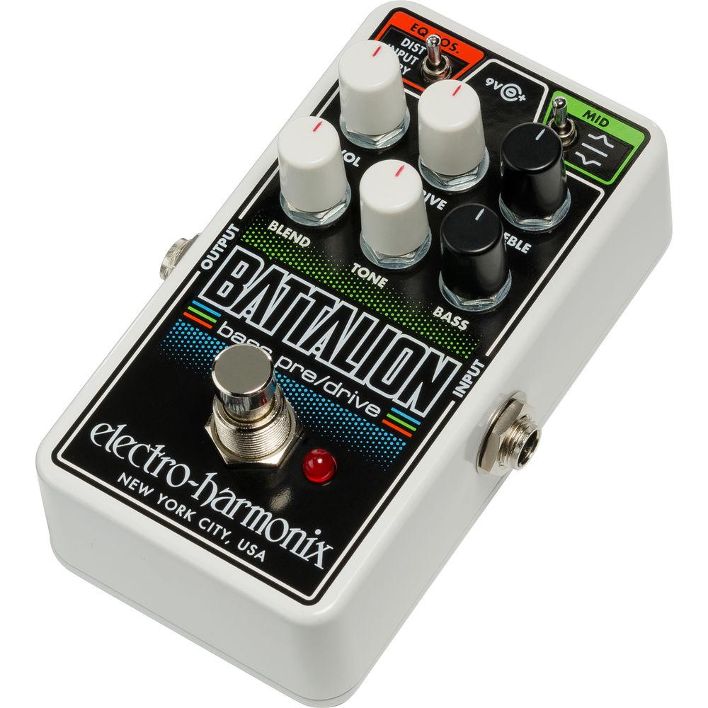 Electro-Harmonix Nano Battalion Bass Preamp and Overdrive Pedal