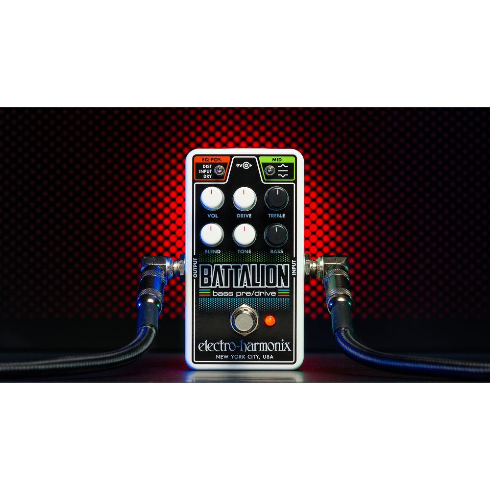 Electro-Harmonix Nano Battalion Bass Preamp and Overdrive Pedal