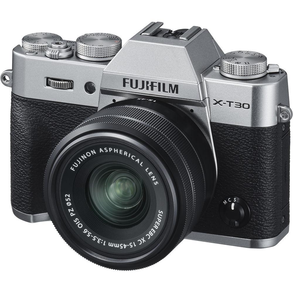 FUJIFILM X-T30 Mirrorless Digital Camera with 15-45mm Lens
