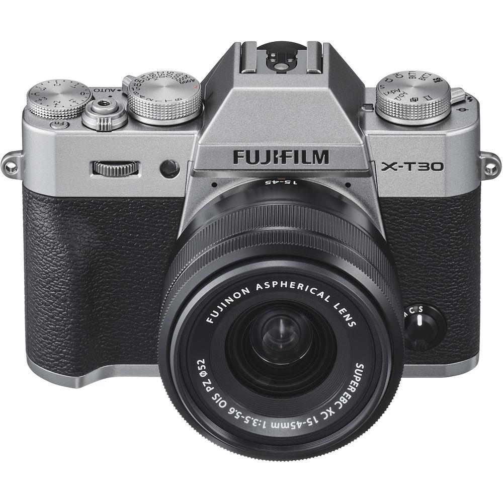 FUJIFILM X-T30 Mirrorless Digital Camera with 15-45mm Lens