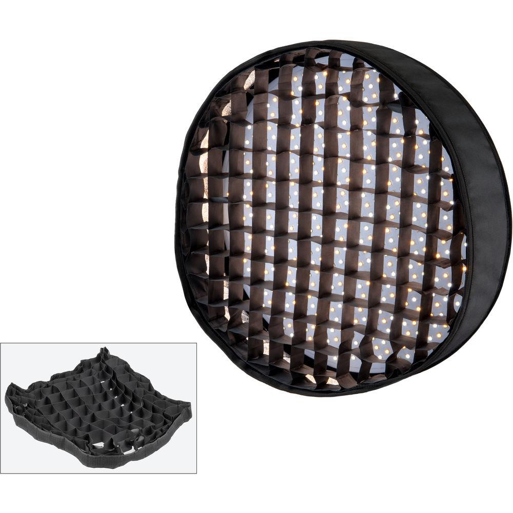 Genaray PortaSun Round Flexible Bi-Color LED Light with Softbox and Grid