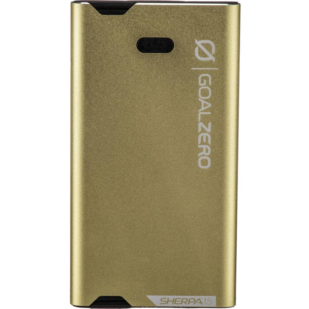 GOAL ZERO Sherpa 15 Power Bank Micro-USB & Lightning Connector