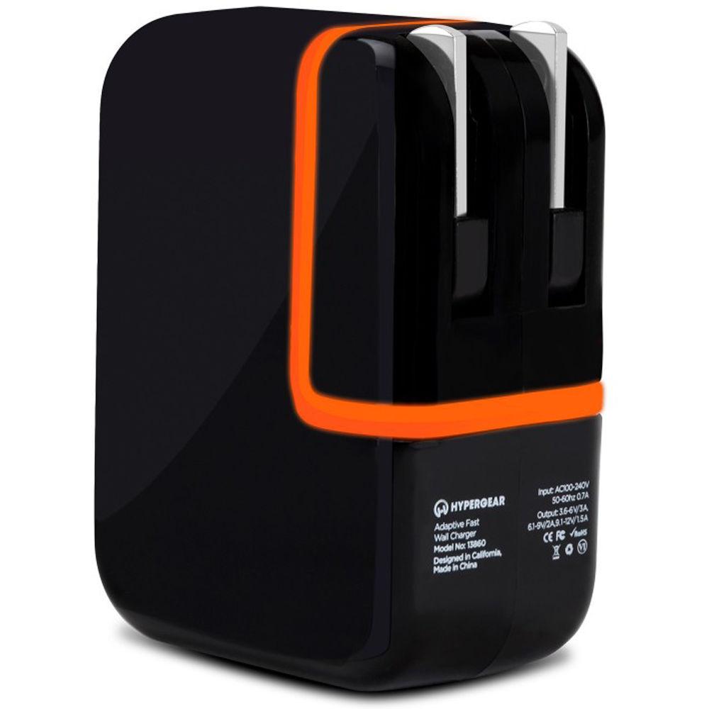 HyperGear Adaptive Quick Charge 3.0 Wall Charger with Hybrid USB Cable